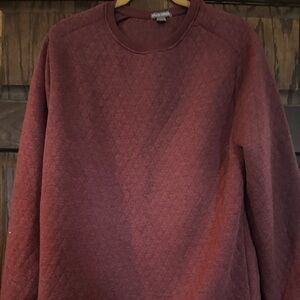 Women’s quilted 
 Crewneck